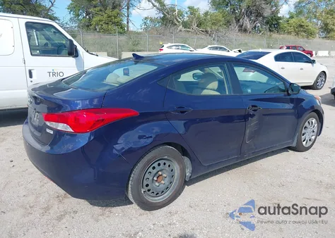 2013 Hyundai Elantra Gls from USA, damaged, VIN 5NPDH4AE4DH210377